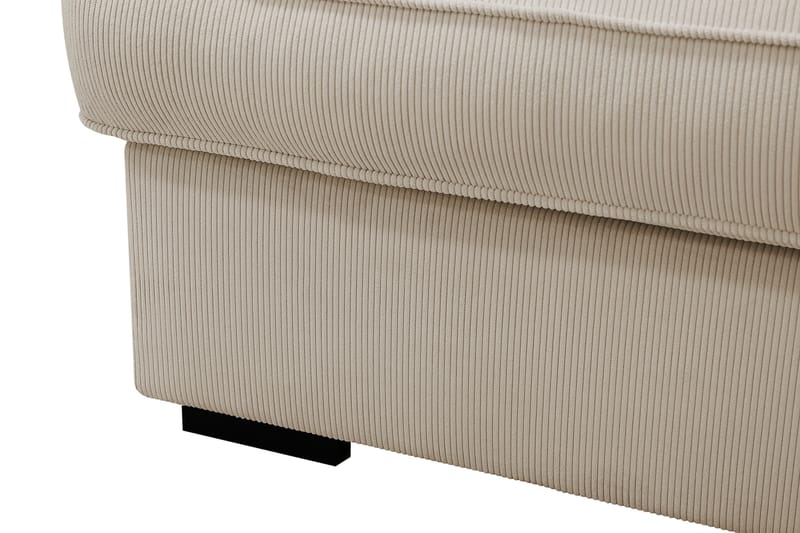 Rossita Lyx 4-personers Ekstra dyb Sofa med Chaiselong Højre - Greige Manchester - Møbler - Sofaer - Sofa med chaiselong