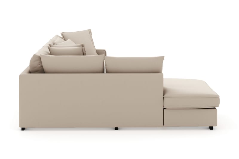 Rossita Lyx 4-personers Ekstra dyb Sofa med Chaiselong Venstre - Greige Manchester - Møbler - Sofaer - Sofa med chaiselong