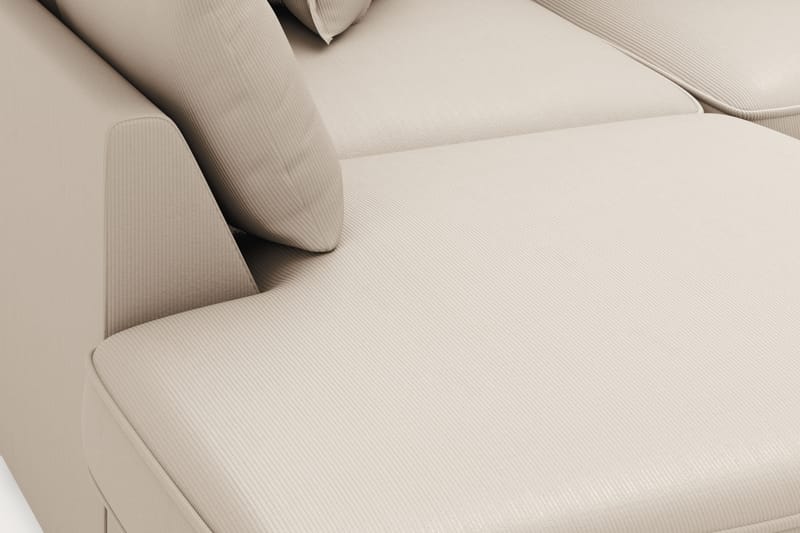 Rossita Lyx 4-personers Ekstra dyb Sofa med Chaiselong Venstre - Greige Manchester - Møbler - Sofaer - Sofa med chaiselong