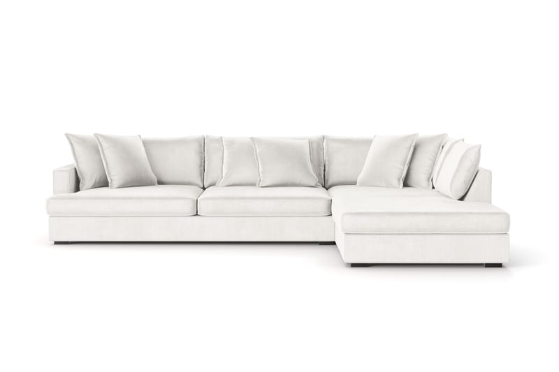 Rossita Lyx 4-personers Ekstra dyb Sofa med Chaiselong Højre, Offwhite Manchester