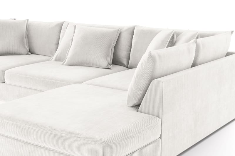Rossita Lyx 4-personers Ekstra dyb Sofa med Chaiselong Højre - Offwhite Manchester - Møbler - Sofaer - Sofa med chaiselong