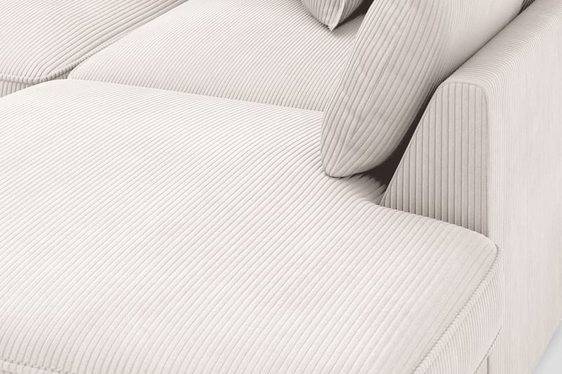 Rossita Lyx 4-personers Ekstra dyb Sofa med Chaiselong Højre - Offwhite Manchester - Møbler - Sofaer - Sofa med chaiselong