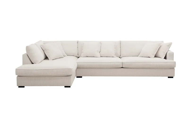 Rossita Lyx 4-personers Ekstra dyb Sofa med Chaiselong Venstre - Offwhite Manchester - Møbler - Sofaer - Sofa med chaiselong