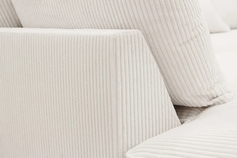 Rossita Lyx 4-personers Ekstra dyb Sofa med Chaiselong Venstre - Offwhite Manchester - Møbler - Sofaer - Sofa med chaiselong