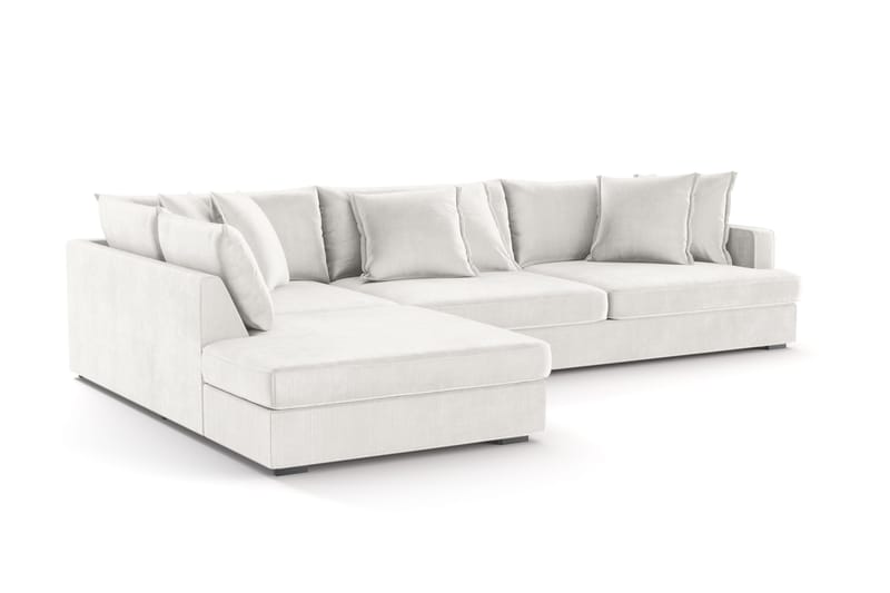 Rossita Lyx 4-personers Ekstra dyb Sofa med Chaiselong Venstre - Offwhite Manchester - Møbler - Sofaer - Sofa med chaiselong