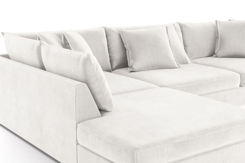 Rossita Lyx 4-personers Ekstra dyb Sofa med Chaiselong Venstre - Offwhite Manchester - Møbler - Sofaer - Sofa med chaiselong