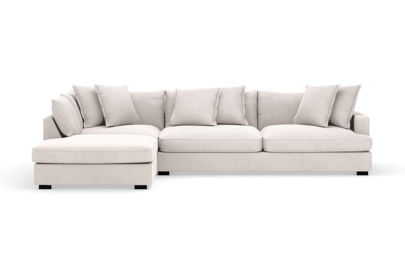 Rossita Lyx 4-personers Ekstra dyb Sofa med Chaiselong Venstre - Offwhite Manchester - Møbler - Sofaer - Sofa med chaiselong