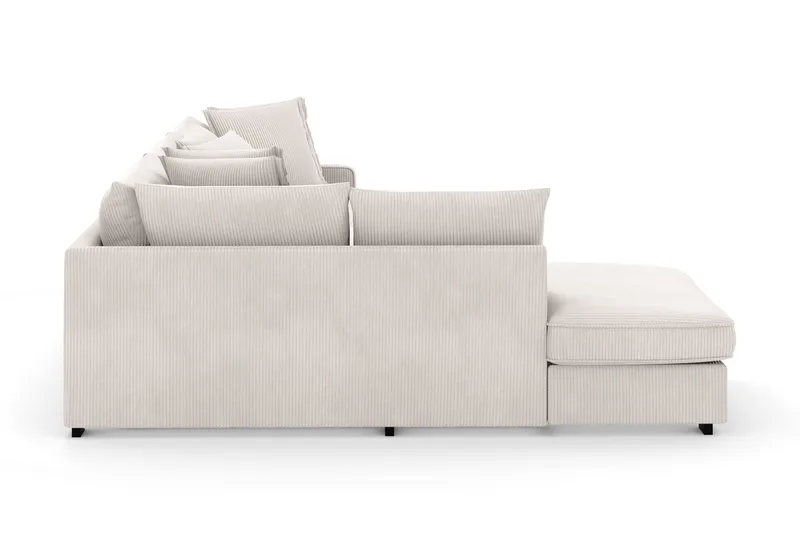 Rossita Lyx 4-personers Ekstra dyb Sofa med Chaiselong Venstre - Offwhite Manchester - Møbler - Sofaer - Sofa med chaiselong
