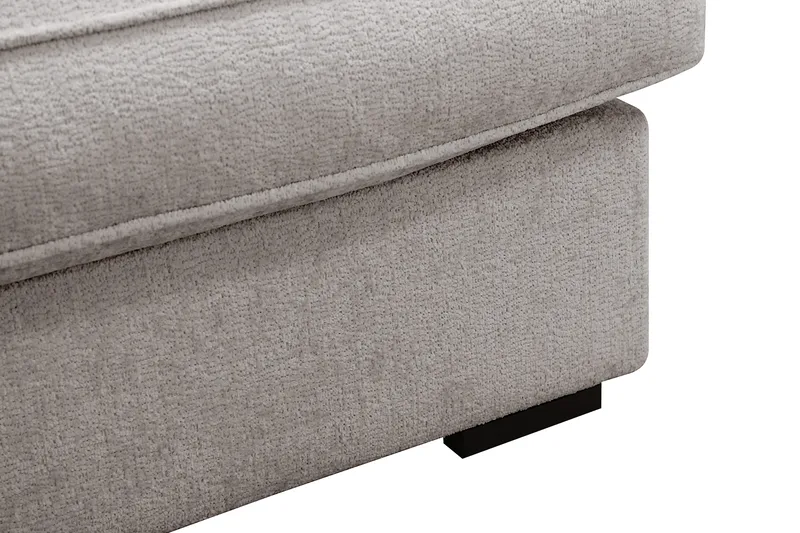 Rossita Lyx 4-personers Ekstra dyb Sofa med Chaiselong Venstre - Grå/Brun Chenille - Møbler - Sofaer - Sofa med chaiselong