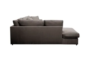 Rossita Lyx 4-personers Venstrevendt L-formet Extra Dyb Chaiselongsofa i Manchester - Taupe - Møbler - Sofaer - Sofa med chaiselong