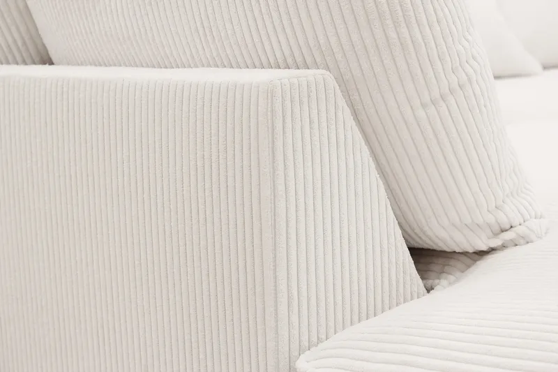 Rossita Lyx 4-personers Ekstra dyb Sofa med Chaiselong Venstre - Offwhite Manchester - Møbler - Sofaer - Sofa med chaiselong