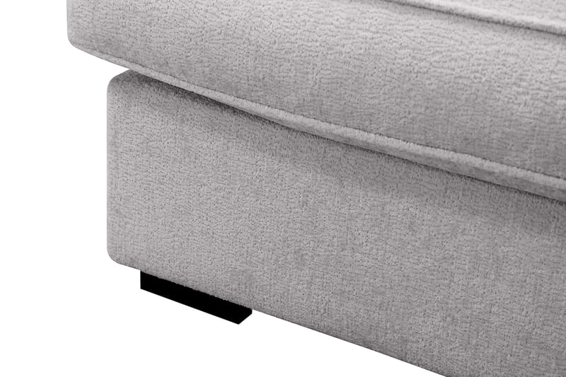 Rossita Lyx 4-personers Ekstra dyb Sofa med Chaiselong Højre - Grå Chenille - Møbler - Sofaer - Sofa med chaiselong