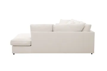 Rossita Lyx 4-personers Højrevendt L-formet Extra Dyb Chaiselongsofa i Manchester - Offwhite - Møbler - Sofaer - Sofa med chaiselong