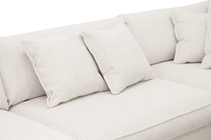 Rossita Lyx 4-personers Ekstra dyb Sofa med Chaiselong Højre - Offwhite Manchester - Møbler - Sofaer - Sofa med chaiselong