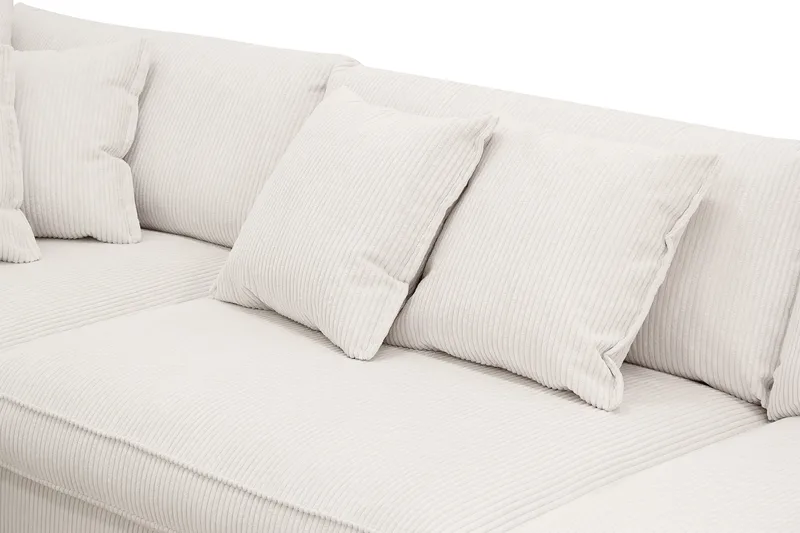 Rossita Lyx 4-personers Ekstra dyb Sofa med Chaiselong Venstre - Offwhite Manchester - Møbler - Sofaer - Sofa med chaiselong