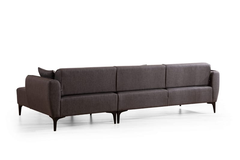 Rossland Chaiselongsofa 3-personers - Mørkegrå - Møbler - Sofaer - Sofa med chaiselong - 3 personers sofa med chaiselong