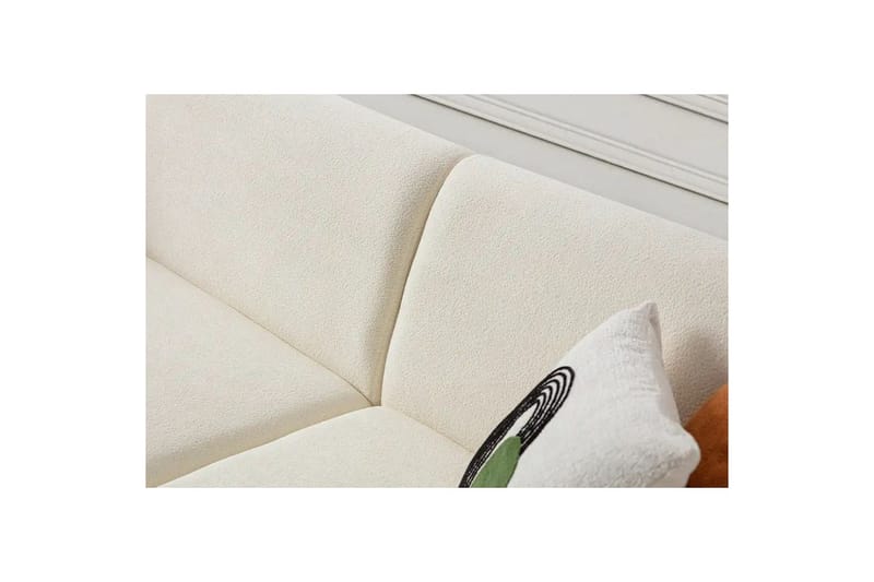 Rynvar Sofa med chaiselong 4-personers - Hvid - Møbler - Sofaer - Sofa med chaiselong