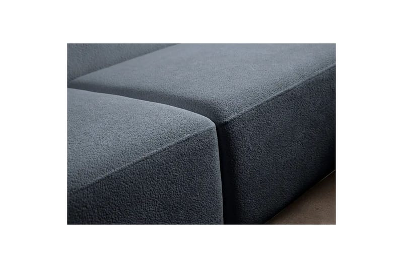 Rynvar Sofa med chaiselong 4-personers - Blå - Møbler - Sofaer - Sofa med chaiselong