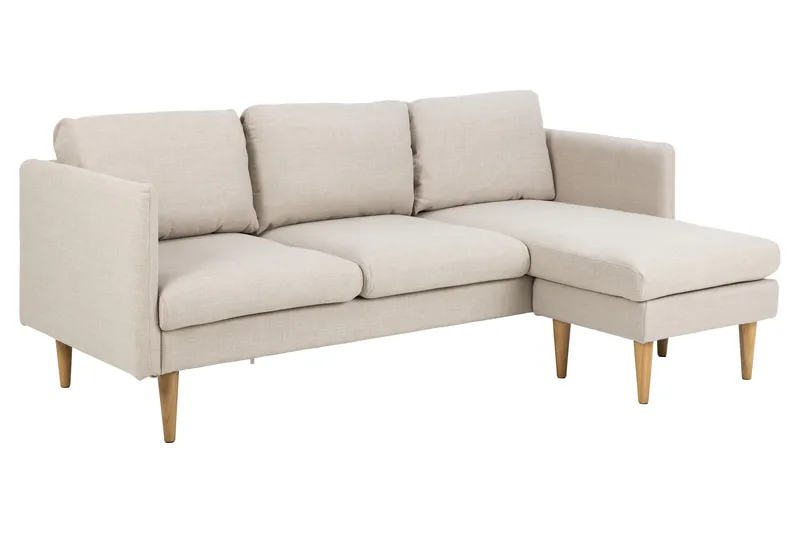 Sanat 3-personers Sofa med Divan, Beige