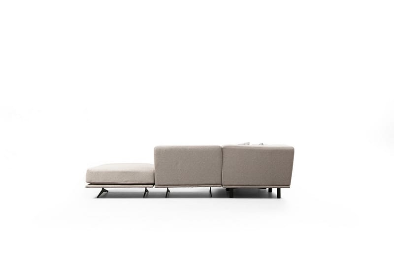 Sanroman Chaiselongsofa - Beige - Møbler - Sofaer - Sofa med chaiselong