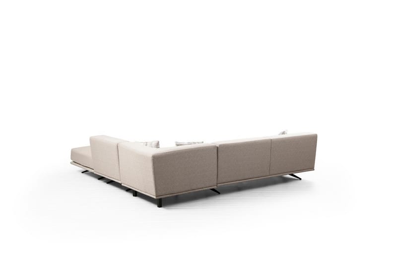 Sanroman Chaiselongsofa - Beige - Møbler - Sofaer - Sofa med chaiselong
