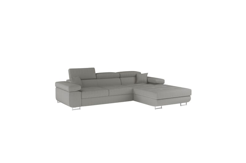 Sektionssofa Eltap Armando 289x85x203 cm - Jarell 03, Lysegrå, Højre - Møbler - Sofaer - Sofa med chaiselong