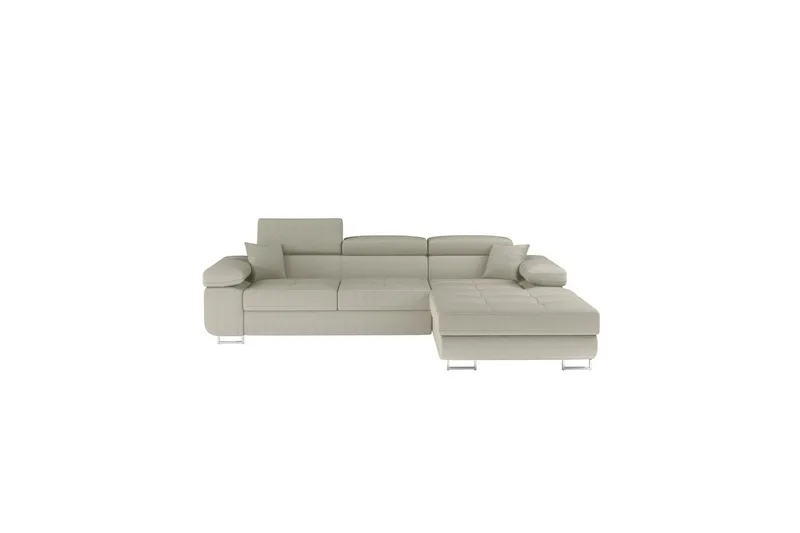 Sektionssofa Eltap Armando 289x85x203 cm - Jarell 18, Lys Beige, Højre - Møbler - Sofaer - Sofa med chaiselong