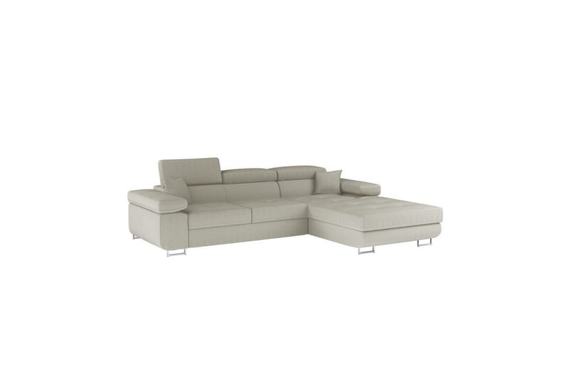 Sektionssofa Eltap Armando 289x85x203 cm - Jarell 18, Lys Beige, Højre - Møbler - Sofaer - Sofa med chaiselong