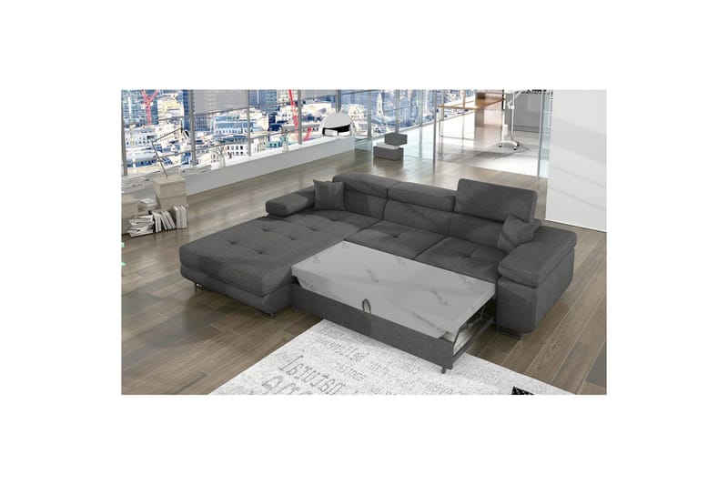 Sektionssofa Eltap Armando 289x85x203 cm - Sawana 21, Grå, Venstre - Møbler - Sofaer - Sofa med chaiselong