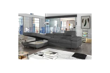Sektionssofa Eltap Armando 289x85x203 cm - Sawana 21, Grå, Venstre - Møbler - Sofaer - Sovesofaer - Sovesofa chaiselong