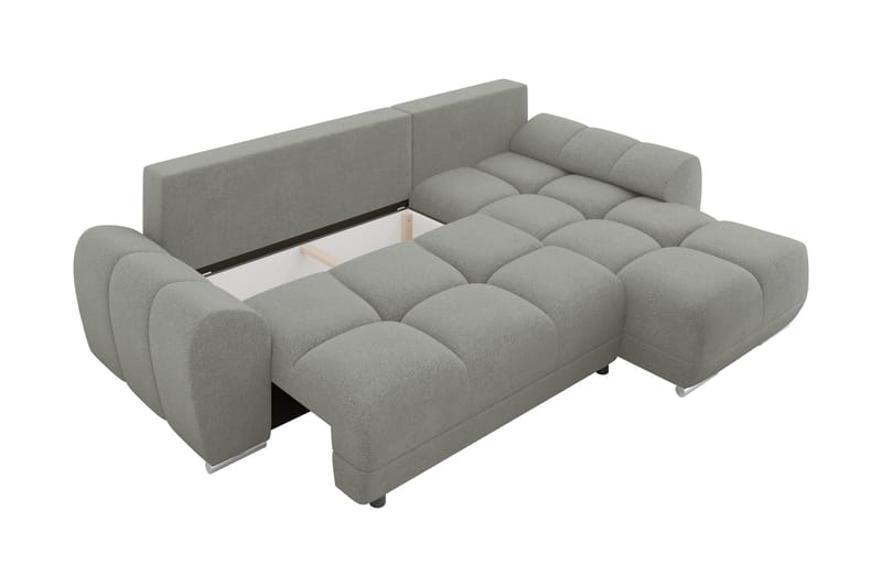 Simerly Sofa med Divan 3-personers - Mørk grå - Møbler - Sofaer - Sofa med chaiselong