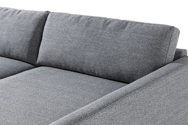 Skonsam Chaiselongsofa Højre - Grå - Sofa med chaiselong - 4 personers sofa med chaiselong