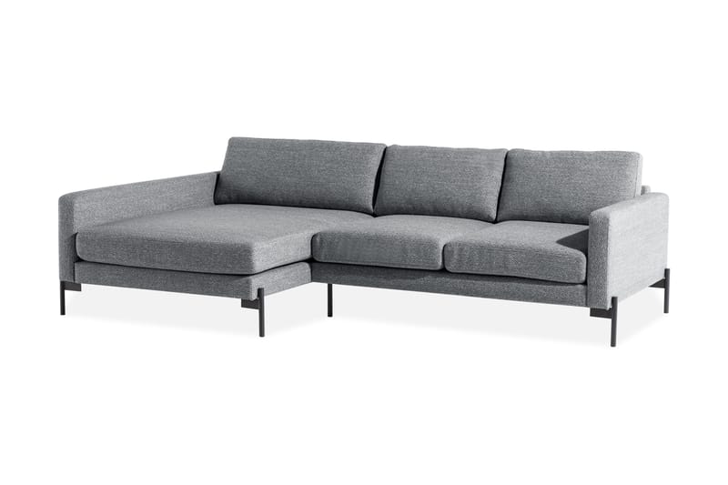 Skonsam Chaiselongsofa Venstre - Mørkegrå - Sofa med chaiselong - 4 personers sofa med chaiselong