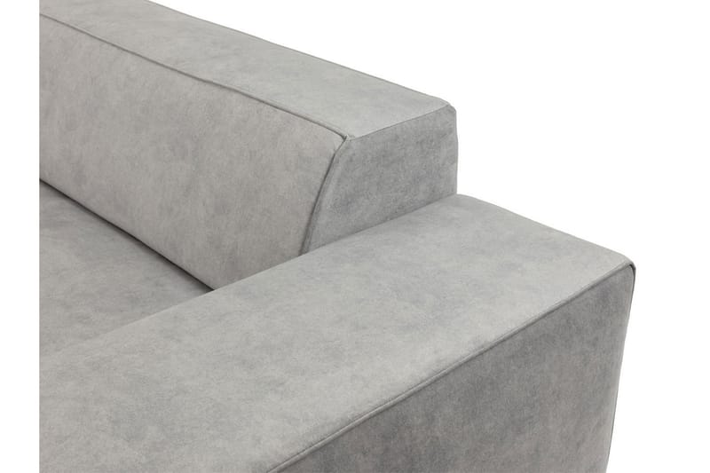 Slucajno 6-Pers. Sofa Venstre - Lyserød - Sofa med chaiselong - 4 personers sofa med chaiselong - Velour sofaer