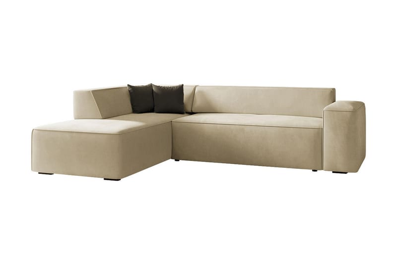 Slucajno 6-Pers. Sofa Venstre - Beige - Møbler - Sofaer - Sofa med chaiselong