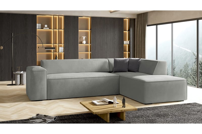 Slucajno 6-Pers. Sofa Venstre - Lysegrå - Møbler - Sofaer - Sofa med chaiselong