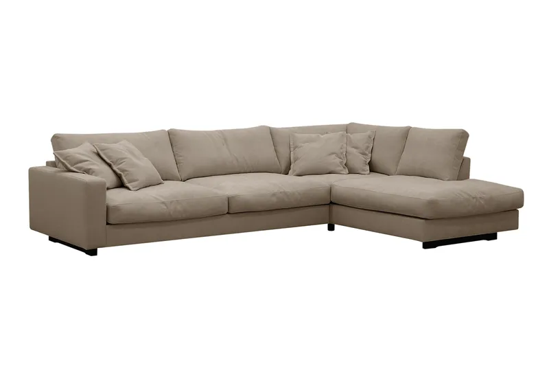 Soffa Scandinavian Choice Valencia Extra Djup 4-sits med Schäslong Storm 09 Vänster - Møbler - Sofaer - Sofa med chaiselong