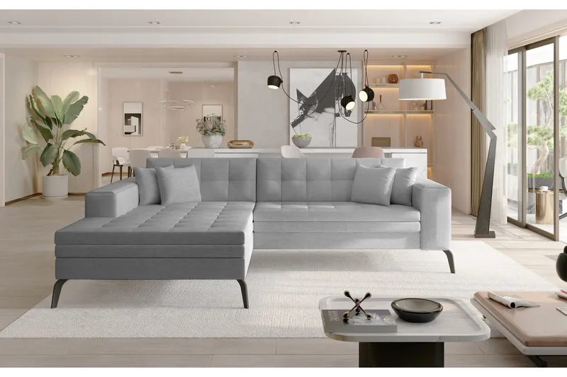 Solangis Chaiselongsofa Venstre, Grå