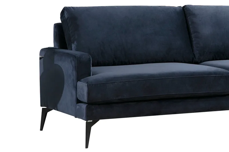 Stacker Hjørnesofa med Chaiselong Højre - Blå - Møbler - Sofaer - Sofa med chaiselong