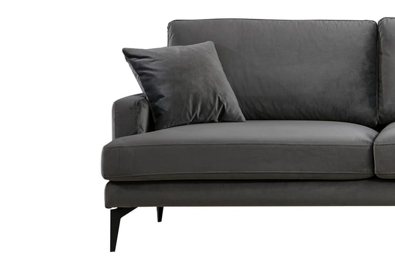 Stacker Hjørnesofa med Chaiselong Højre - Sort - Møbler - Sofaer - Sofa med chaiselong