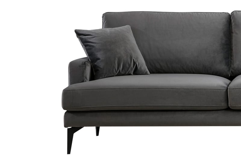 Stacker Hjørnesofa med Chaiselong Højre - Sort - Møbler - Sofaer - Sofa med chaiselong