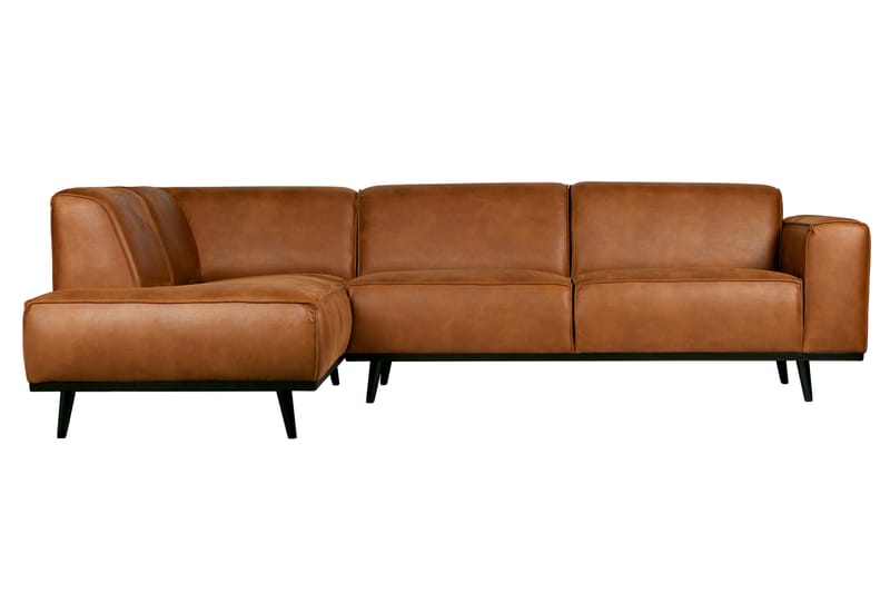 Statement Hjørnesofa - Cognac - Møbler - Sofaer - Sofa med chaiselong