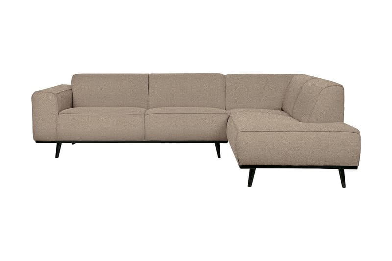 Statement Hjørnesofa Højre - Beige - Sofa med chaiselong