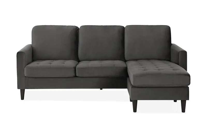 Strummer Chaiselongsofa Grå, CosmoLiving