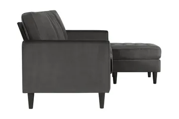 Strummer Chaiselongsofa Grå - Møbler - Sofaer - Sofa med chaiselong