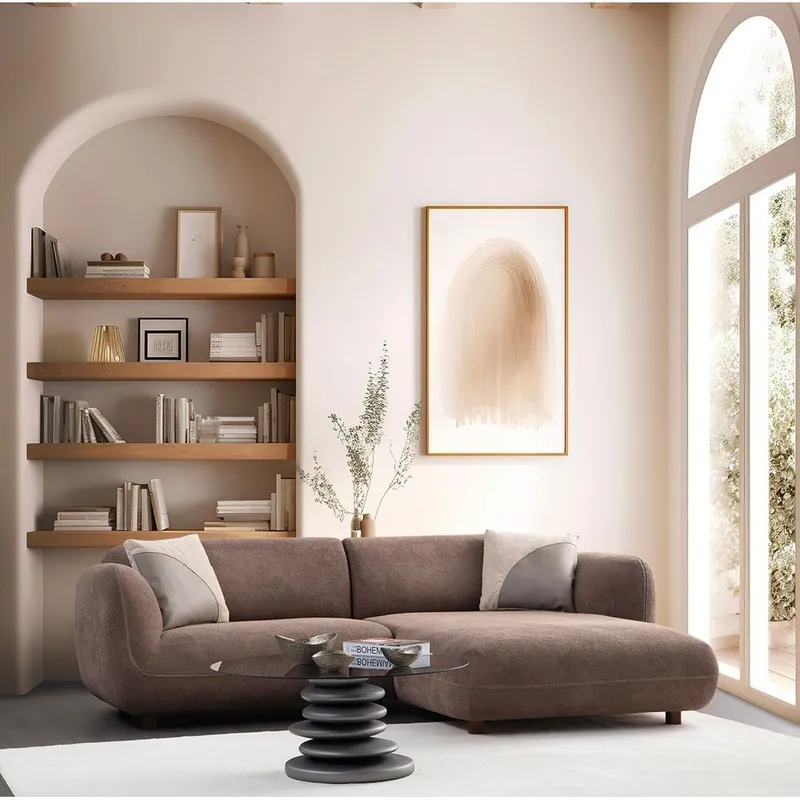 Talrosen 3-personers sofa med Chaiselong - Brun - Møbler - Sofaer - Sofa med chaiselong