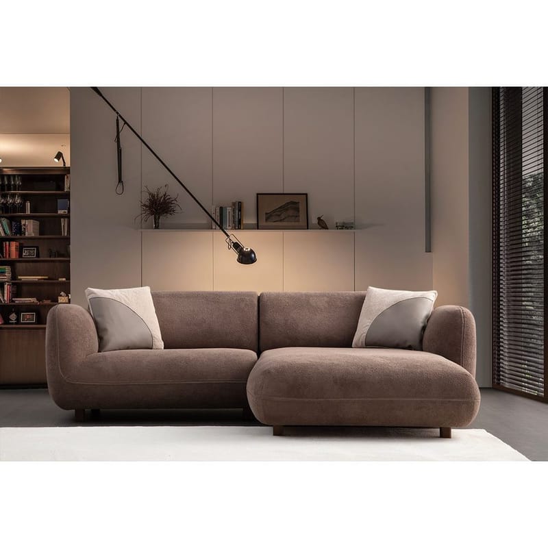 Talrosen 3-personers sofa med Chaiselong - Brun - Møbler - Sofaer - Sofa med chaiselong