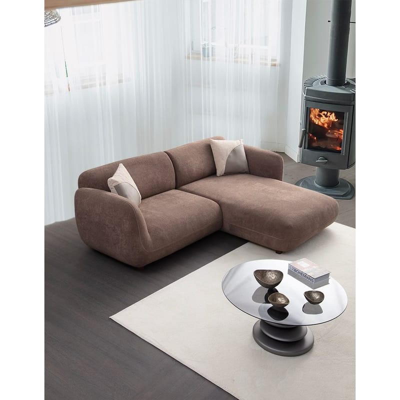 Talrosen 3-personers sofa med Chaiselong - Brun - Møbler - Sofaer - Sofa med chaiselong