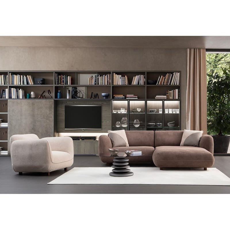 Talrosen 3-personers sofa med Chaiselong - Brun - Møbler - Sofaer - Sofa med chaiselong