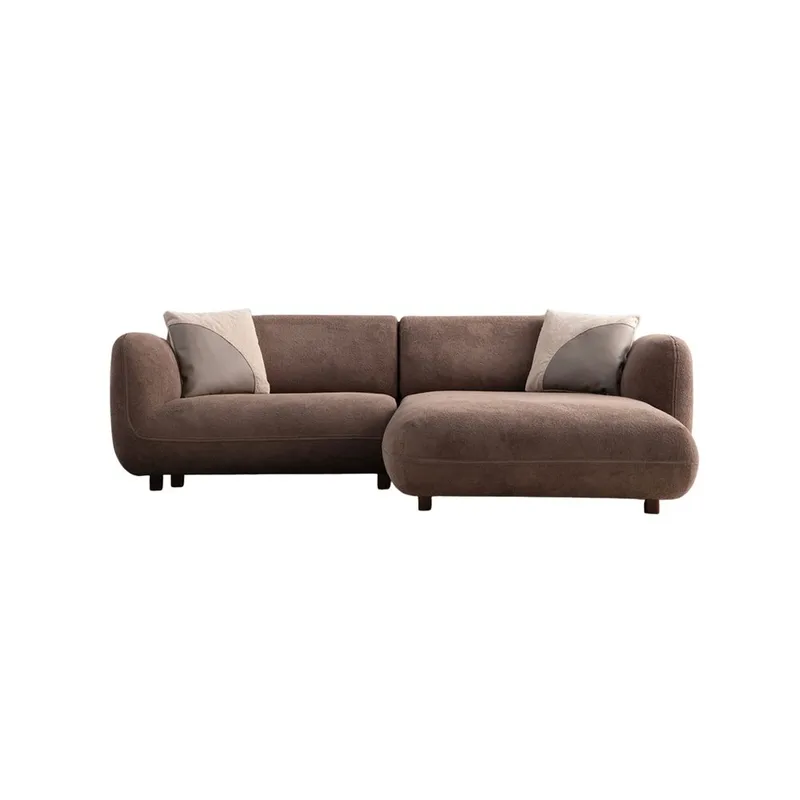 Talrosen 3-personers sofa med Chaiselong, Brun